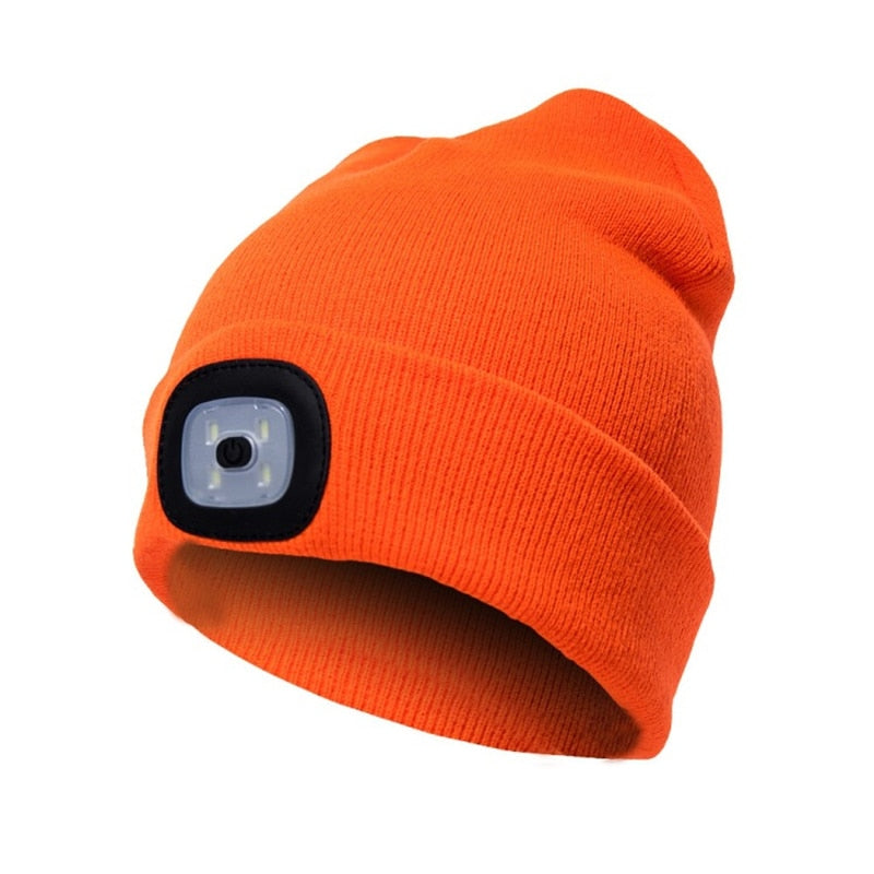 Beanie Hat With LED Light