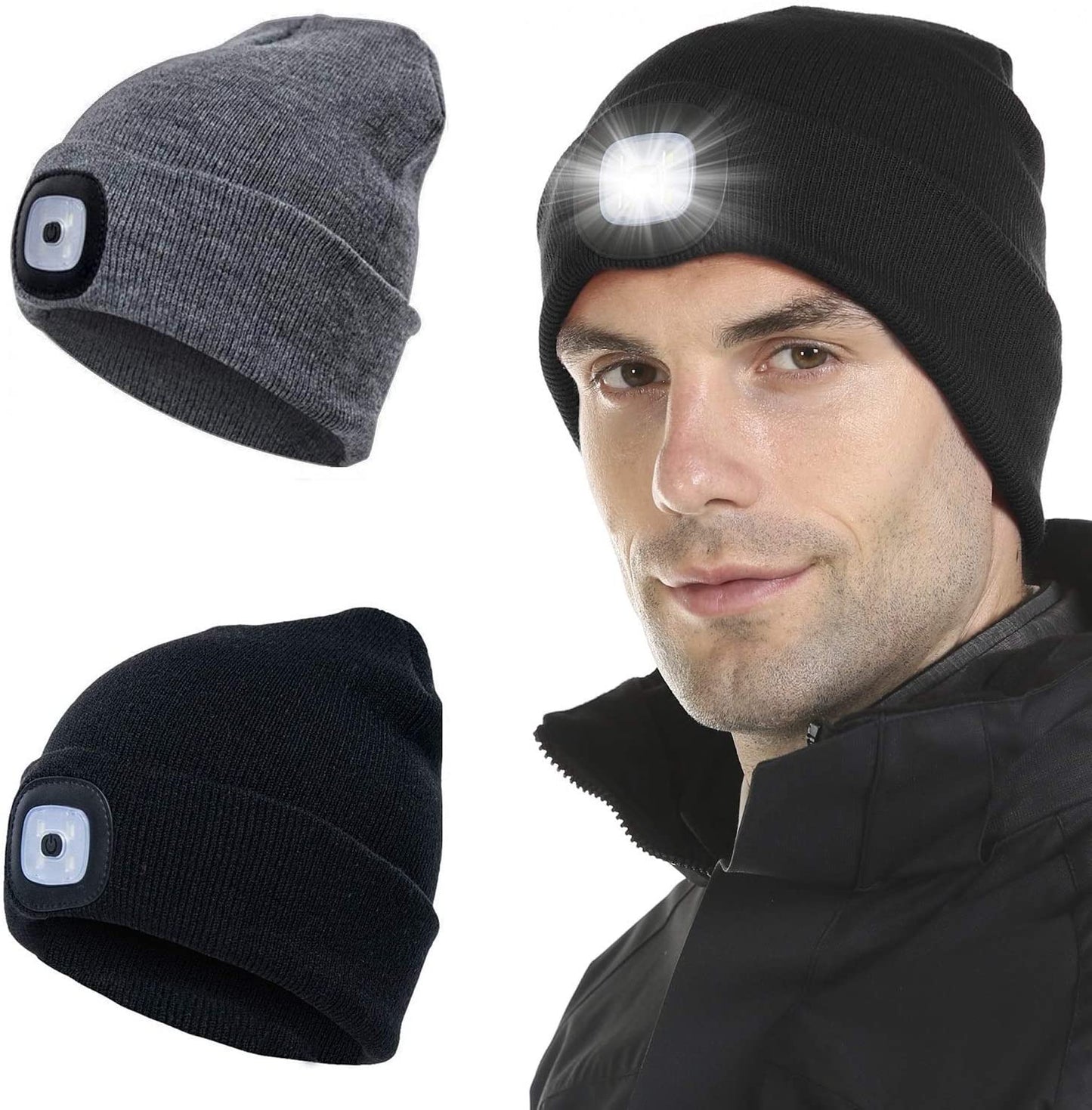 Beanie Hat With LED Light