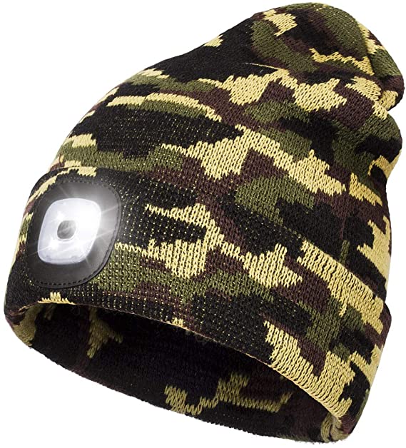 Beanie Hat With LED Light