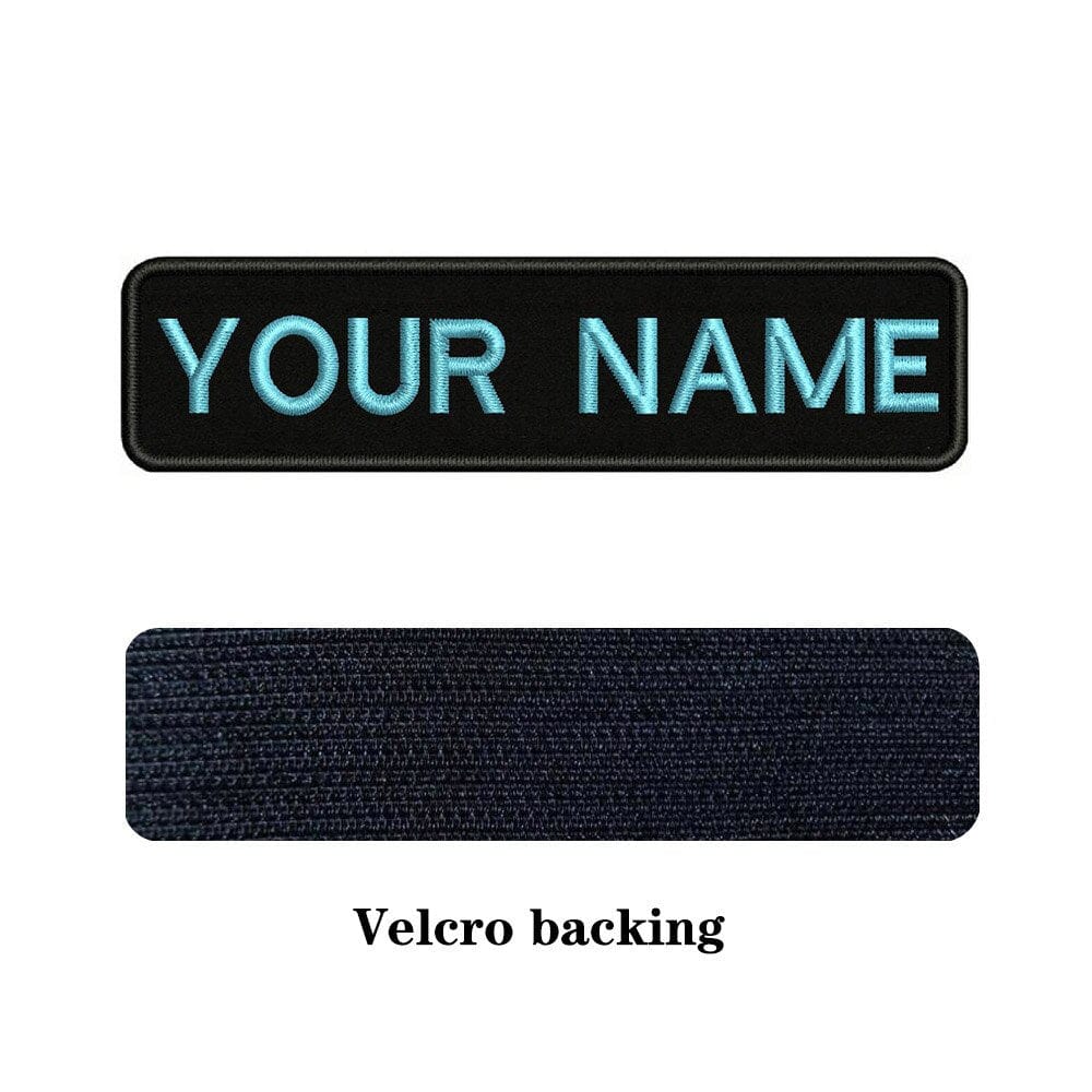 URBAN Wanted Appliques & Patches Custom Name Patch Black