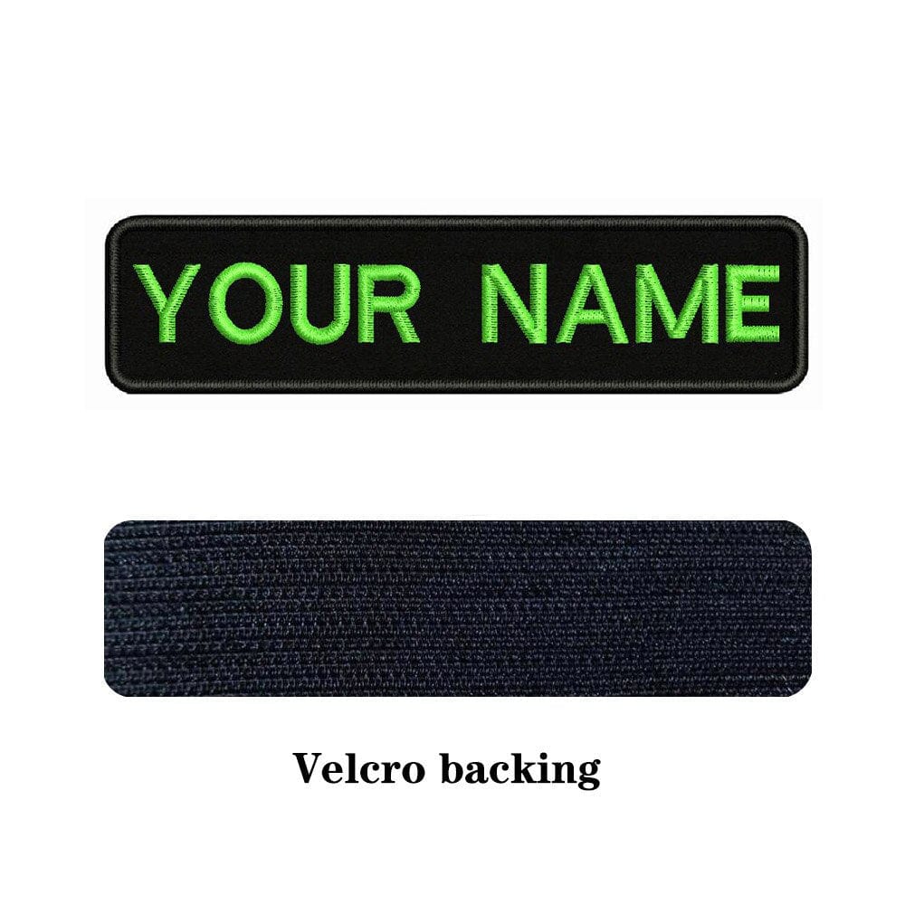 URBAN Wanted Appliques & Patches Custom Name Patch Black