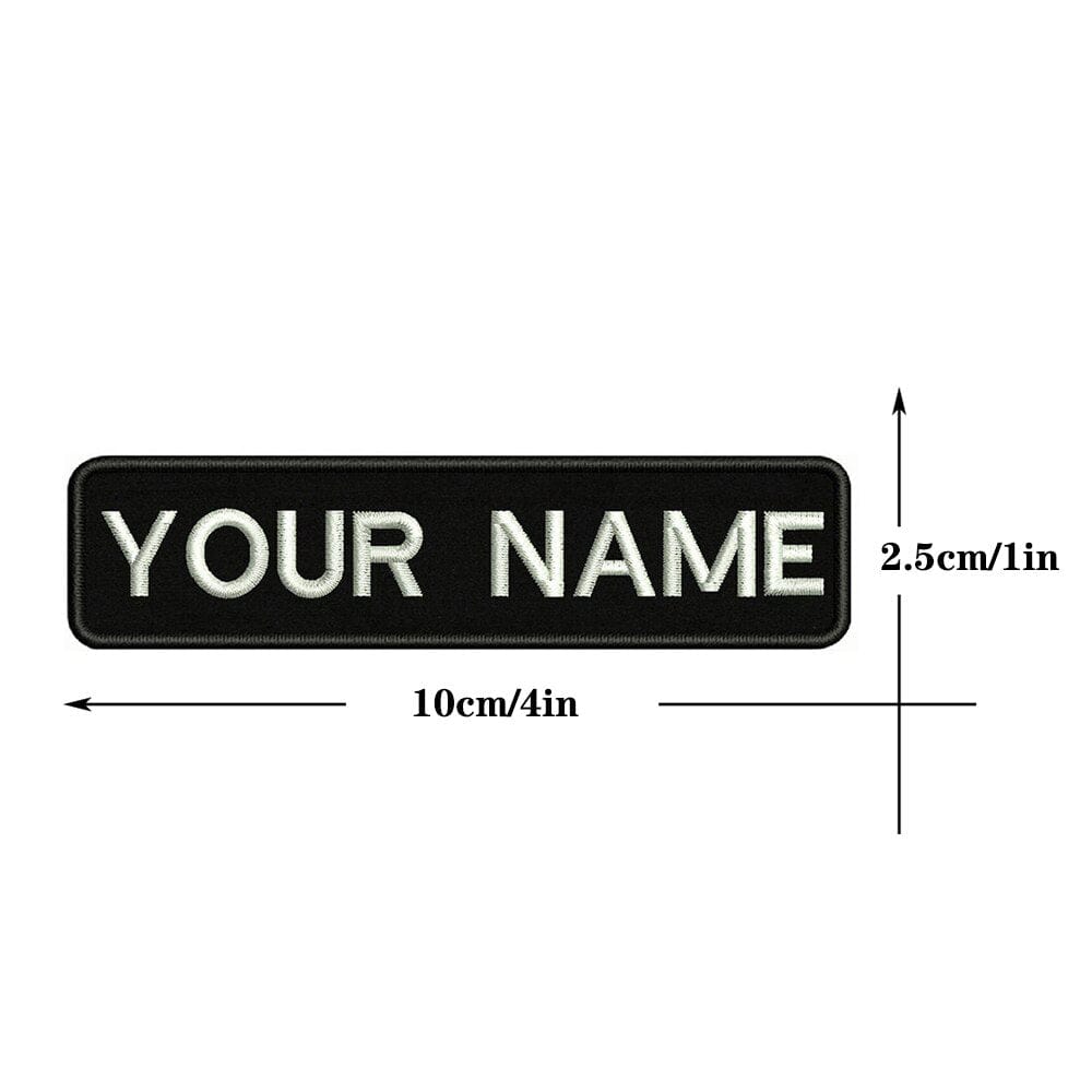 URBAN Wanted Custom National Flag Embroidery Name Patch