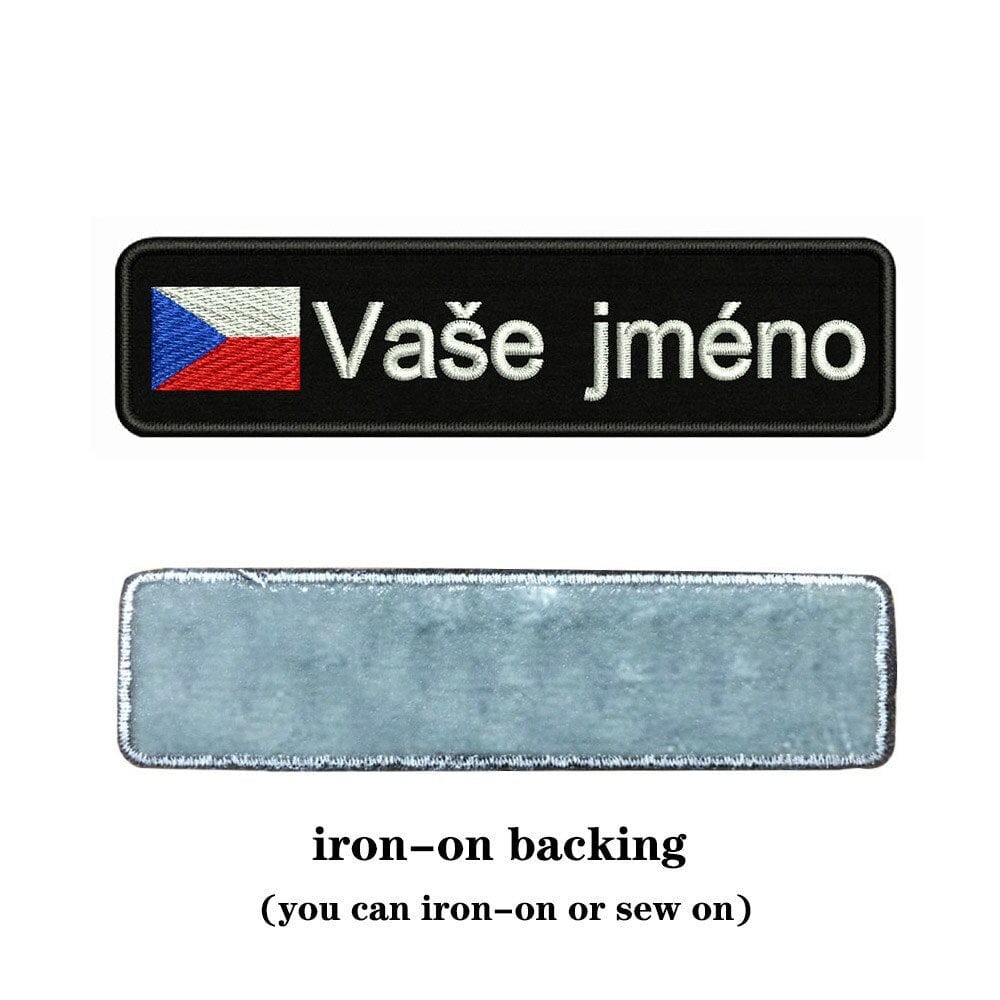 URBAN Wanted Custom National Flag Embroidery Name Patch