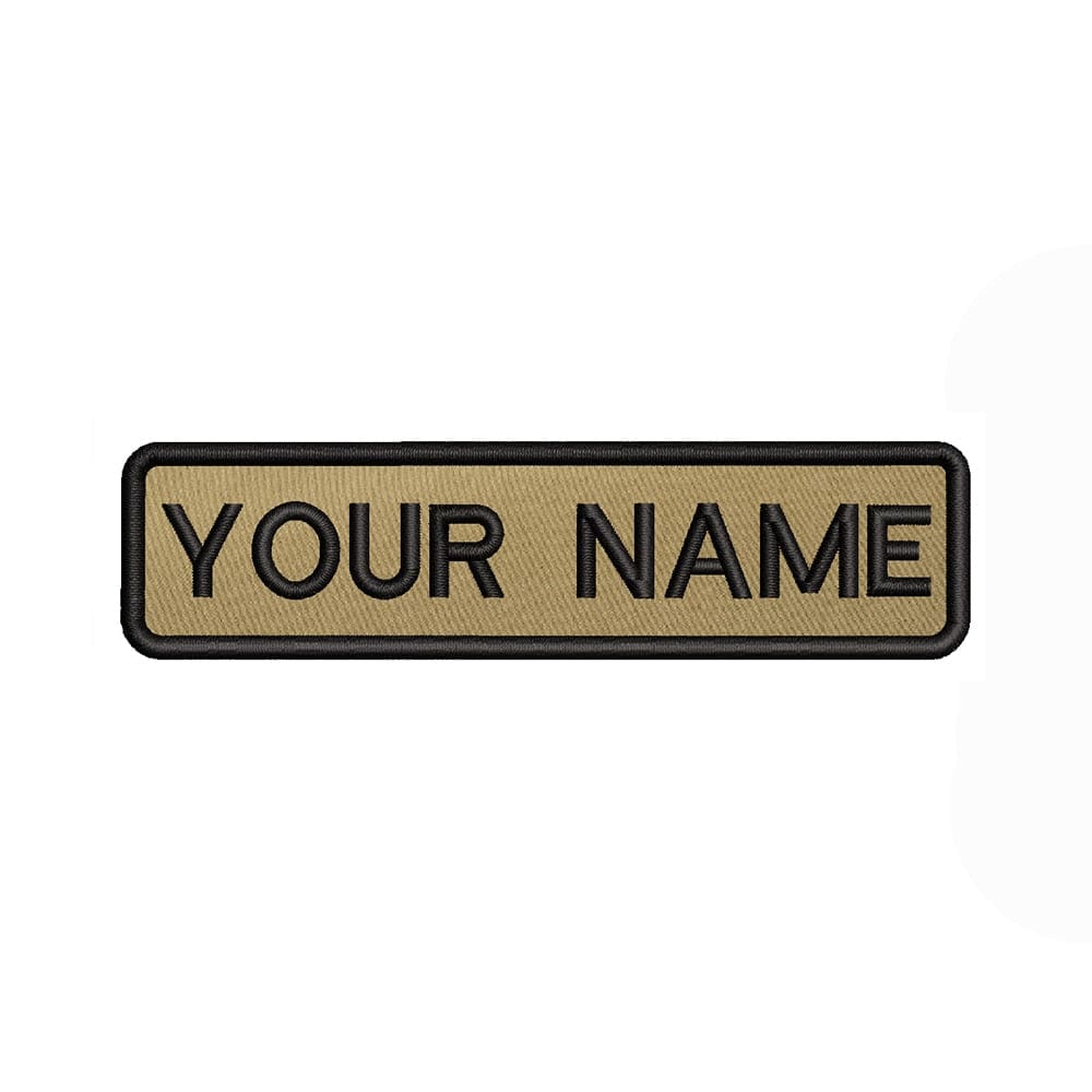 URBAN Wanted Khaki Custom Name Patch