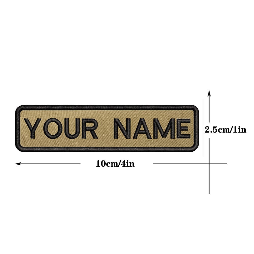 URBAN Wanted Khaki Custom Name Patch