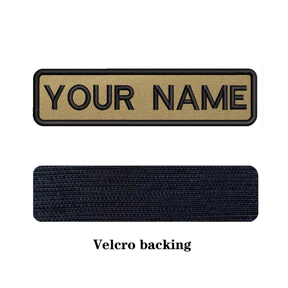 URBAN Wanted Khaki Custom Name Patch
