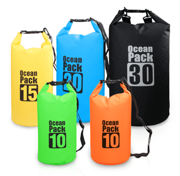 Ocean Pack Waterproof Dry Backpack Bag For Kayaking Swimming