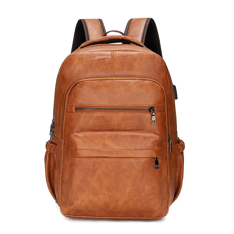 Classic Urban Leather Backpack