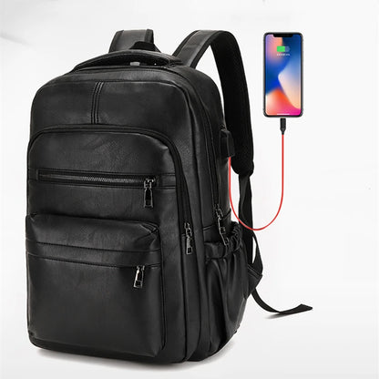 Classic Urban Leather Backpack