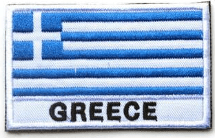 URBAN Wanted 100005735 Greece World Countries Flag Tactical Patches