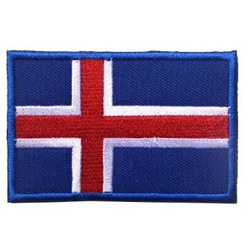 URBAN Wanted 100005735 Iceland World Countries Flag Tactical Patches