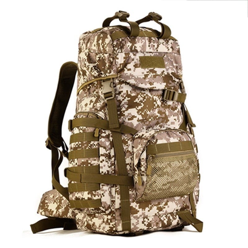 URBAN Wanted 200003626 Desert Digital Adventurer Tactical Backpack 60L