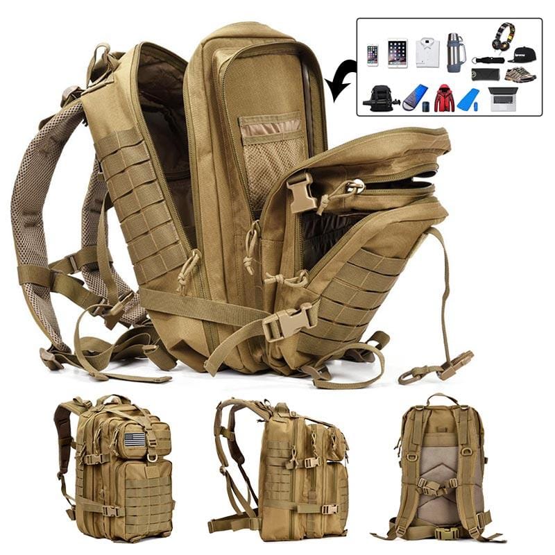 URBAN Wanted 200003626 Khaki URBAN Wanted™ Ultimate Outdoor Backpack 45L
