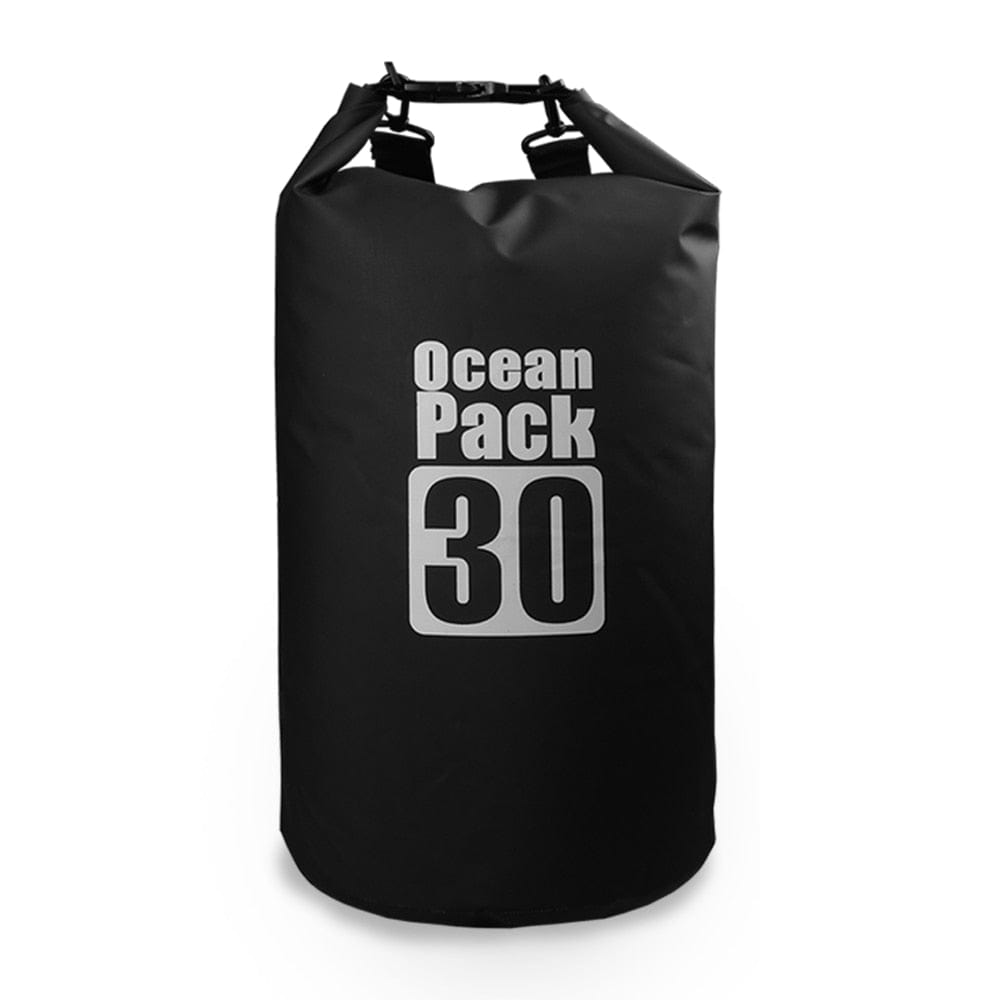 URBAN Wanted 30L Black Ocean Pack Waterproof Dry Backpack Bag For Kayaking, Swimming, Boating