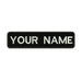 URBAN Wanted Appliques & Patches Custom Name Patch Black