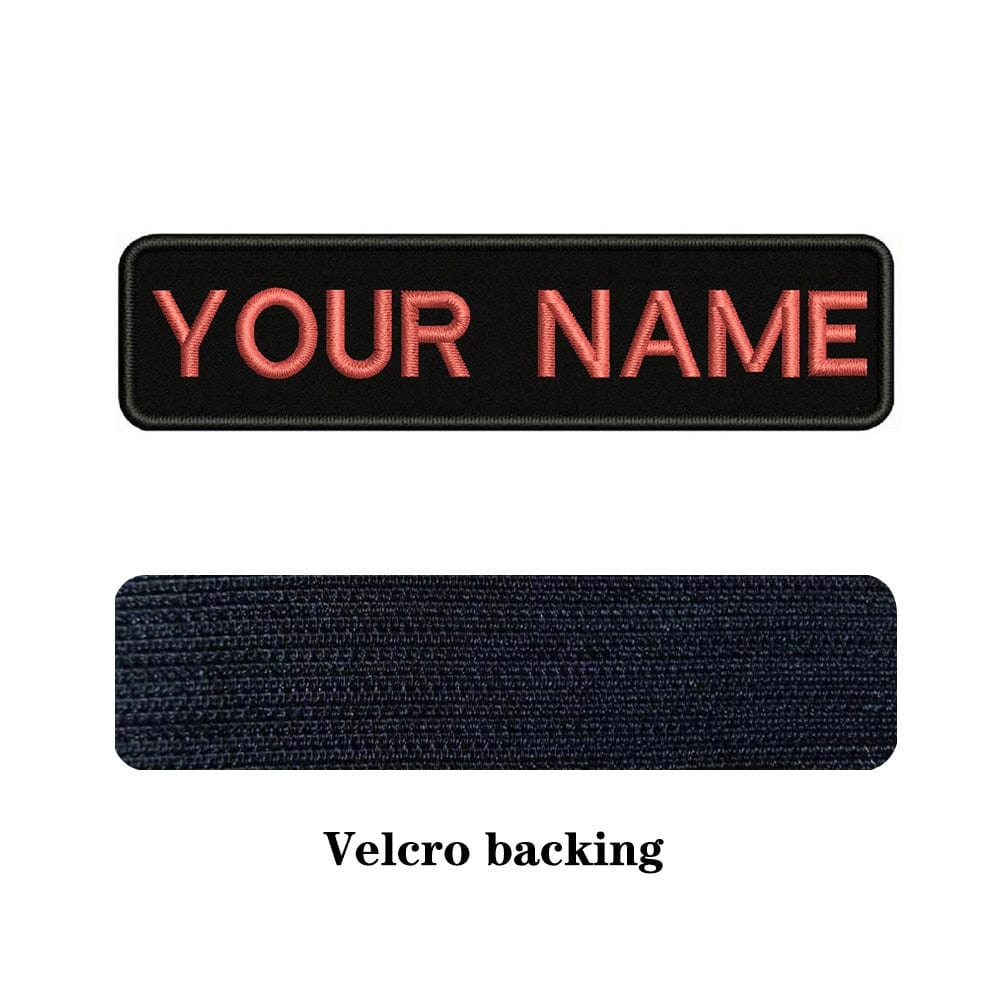 URBAN Wanted Appliques & Patches Custom Name Patch Black
