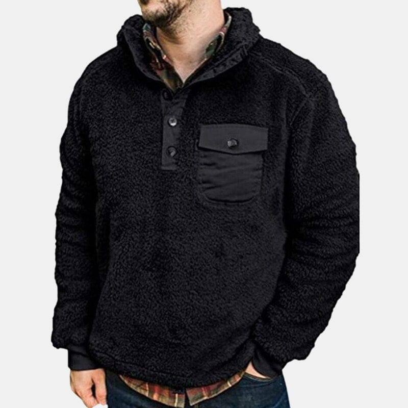 URBAN Wanted Black / S AXEL Fleece Sweatshirt