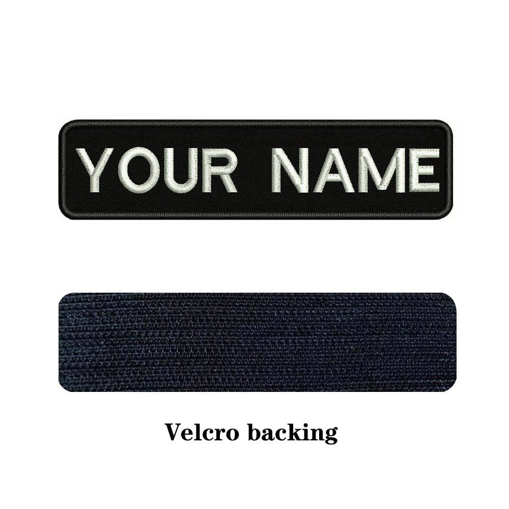 Custom National Flag Embroidery Name Patch