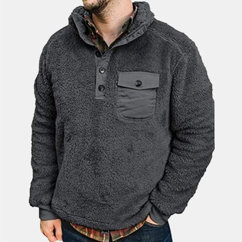 URBAN Wanted Gray / L AXEL Fleece Sweatshirt