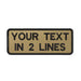 URBAN Wanted Khaki Custom Embroidery Text Patch